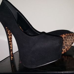 Black high heel